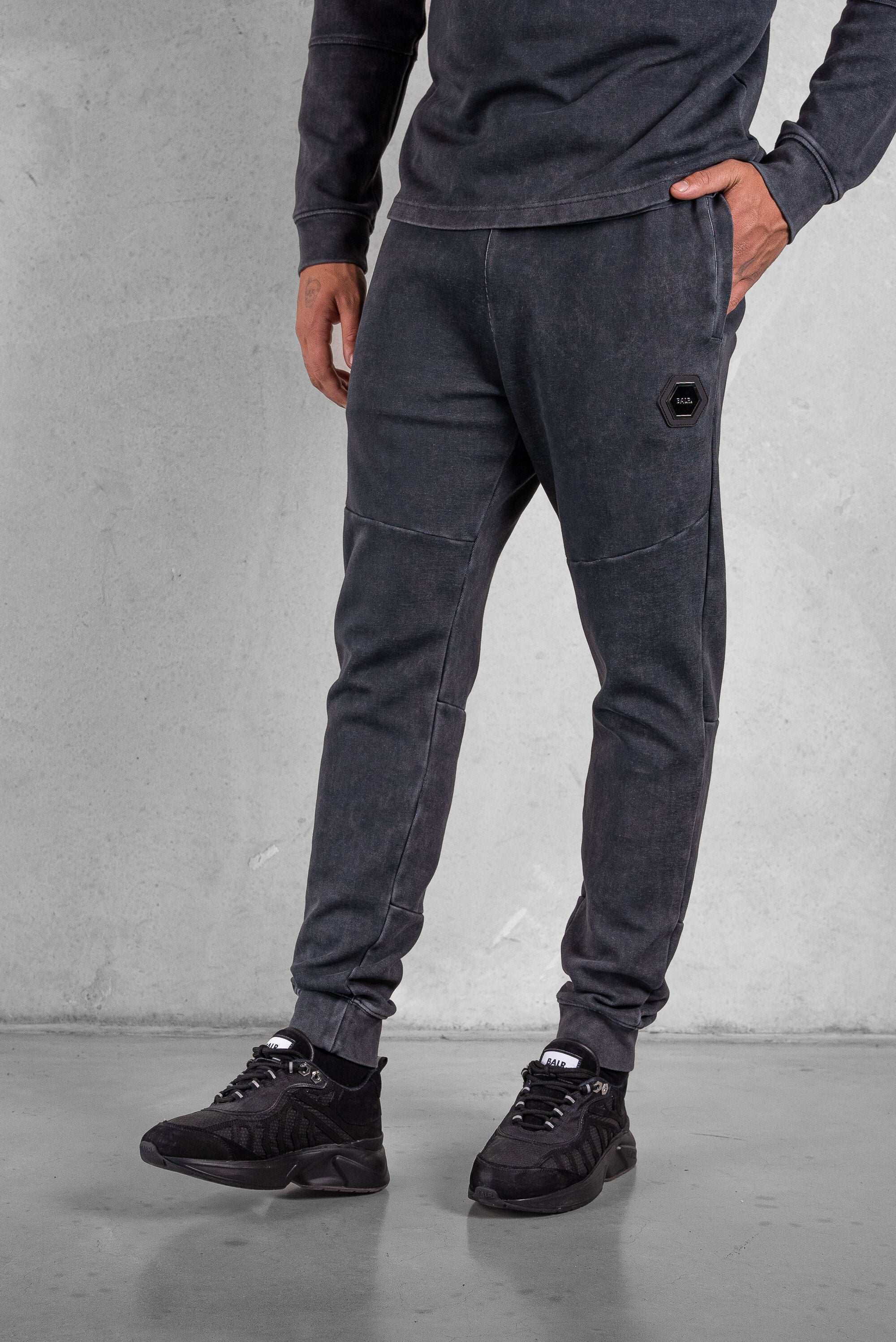 D13 Slim Washed Sweatpants Washed Black