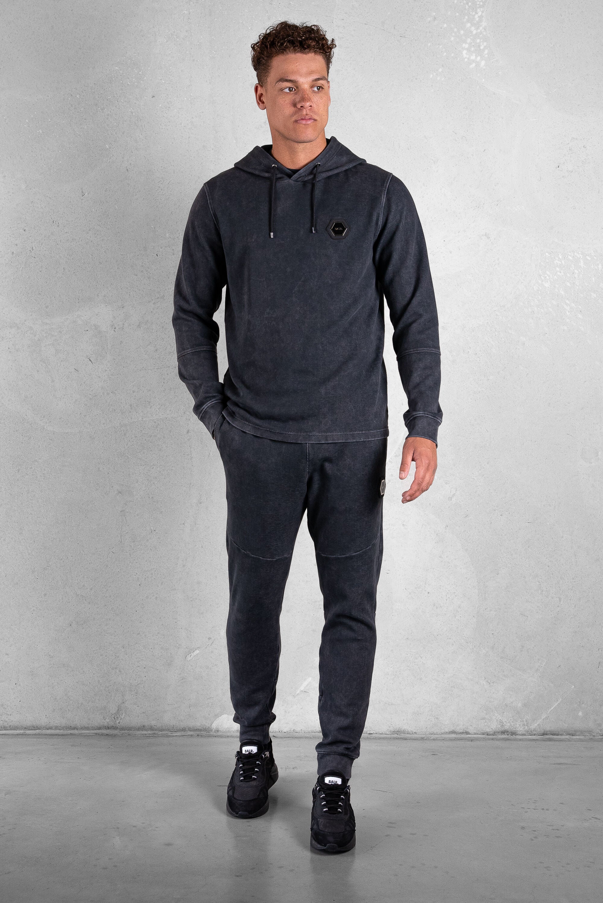 D13 Slim Washed Sweatpants Washed Black