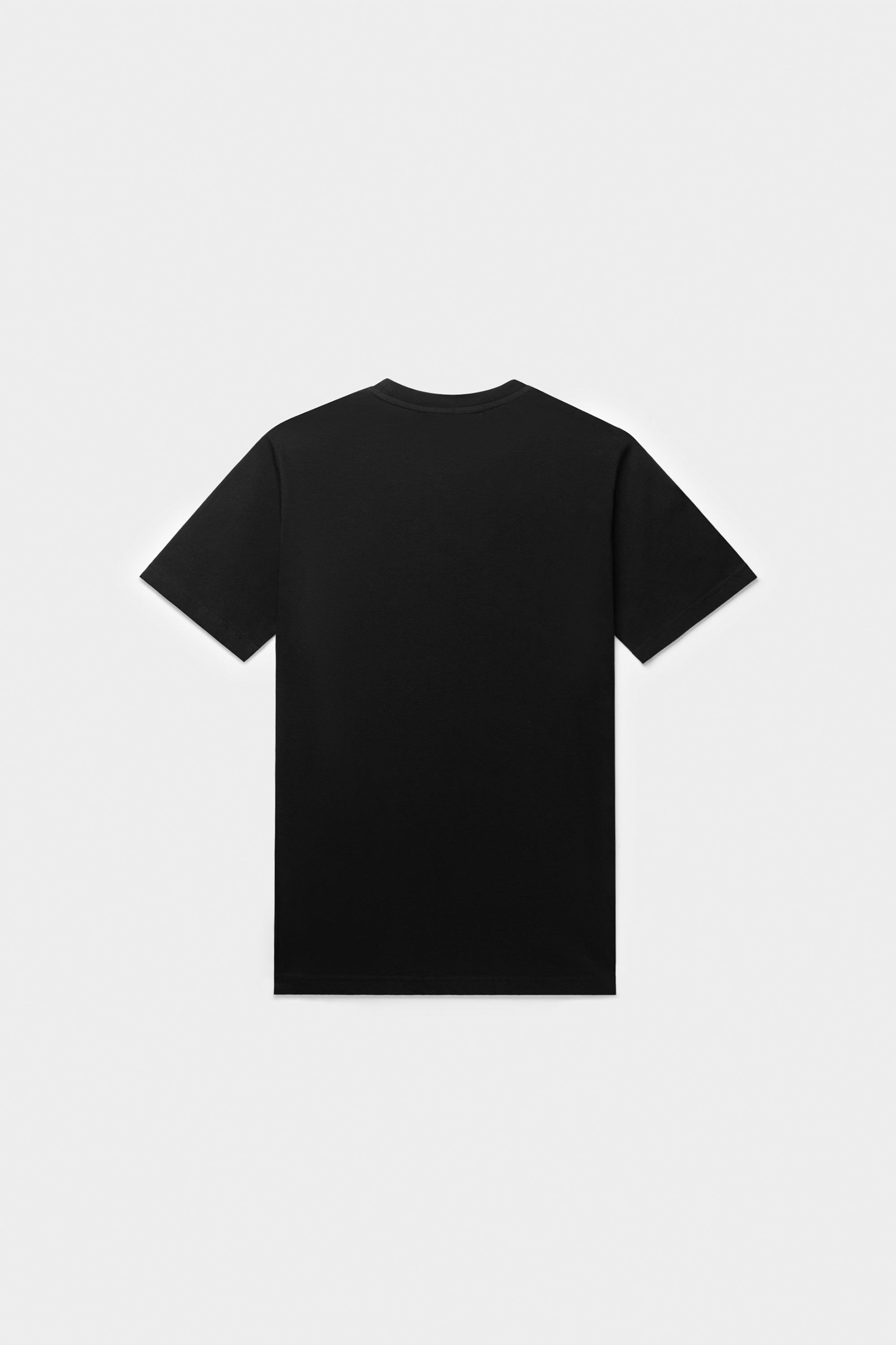 Brand Straight T-shirt Jet Black