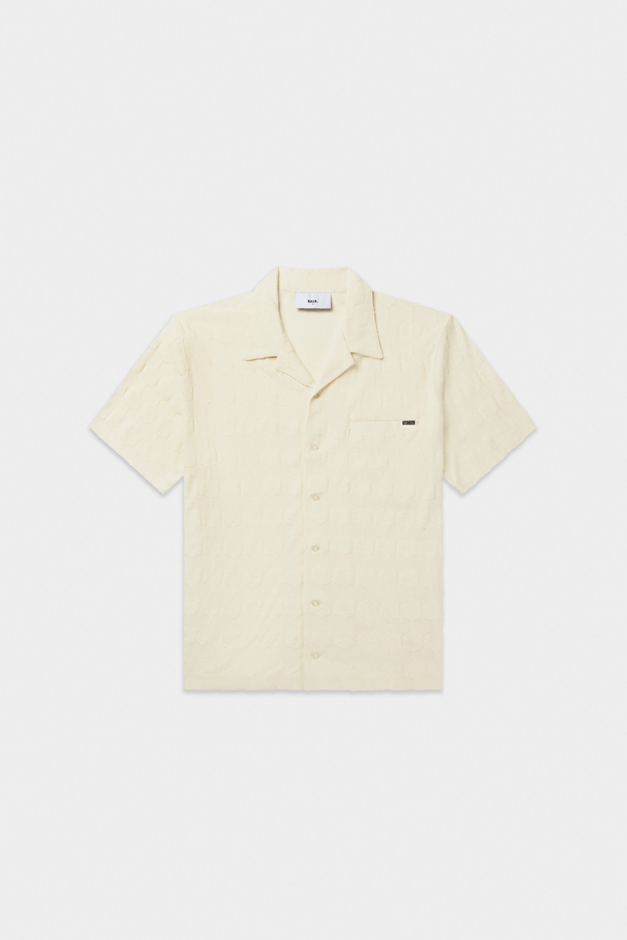 Terry Box Camisa beige ligero