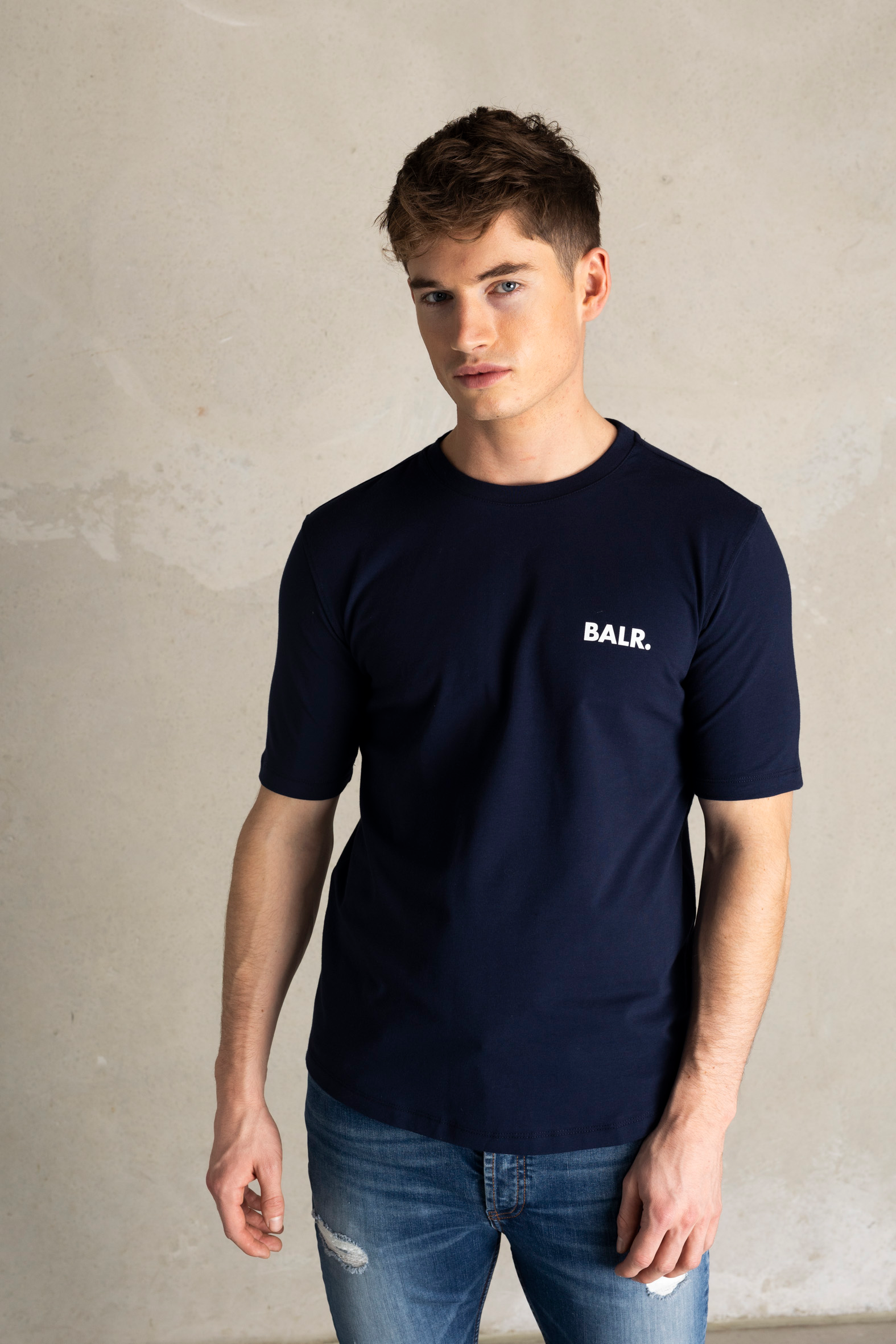 Athletic Small Branded Chest T-Shirt Jet Black – BALR.