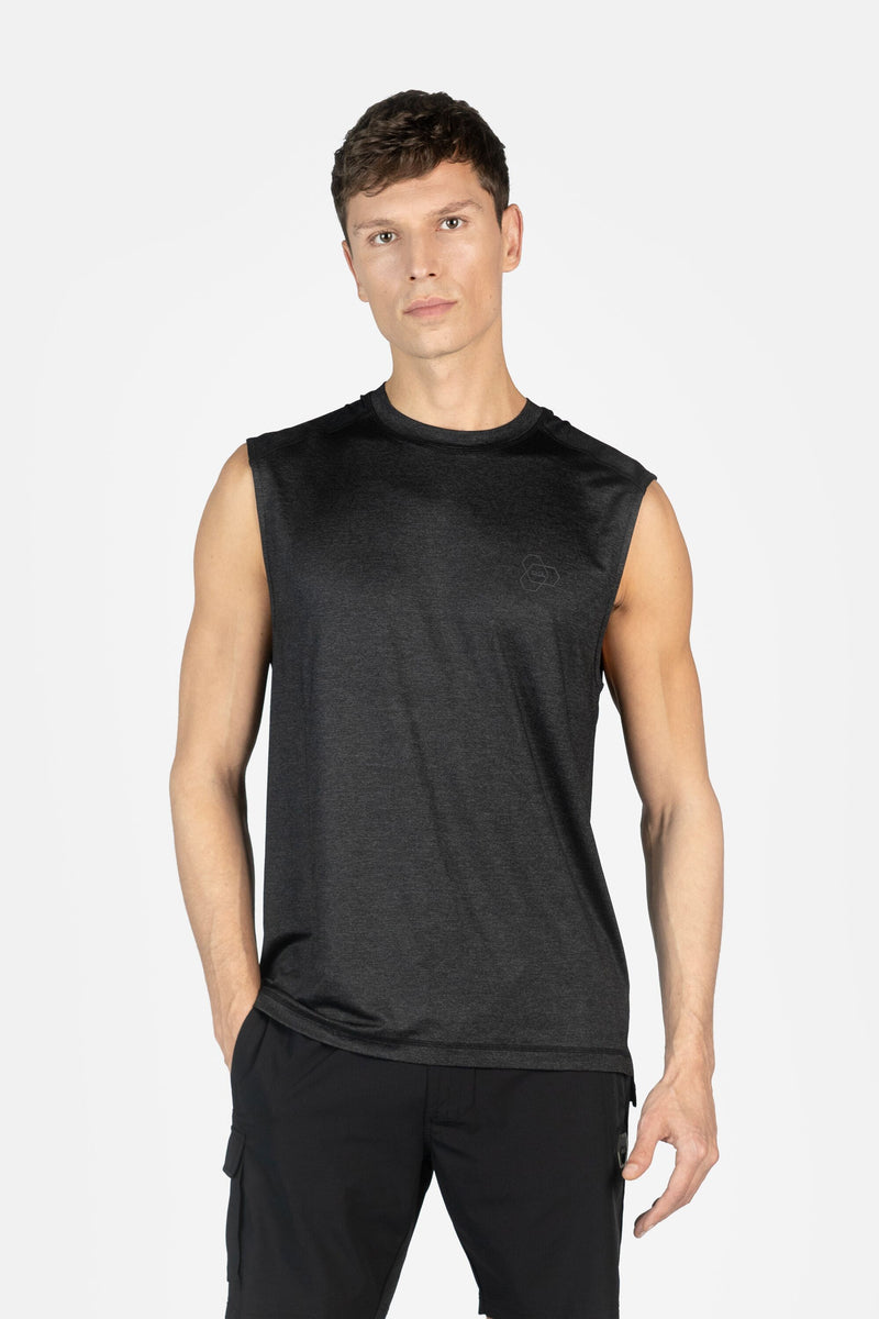 Athletic Regular Fit Tank Jet Black