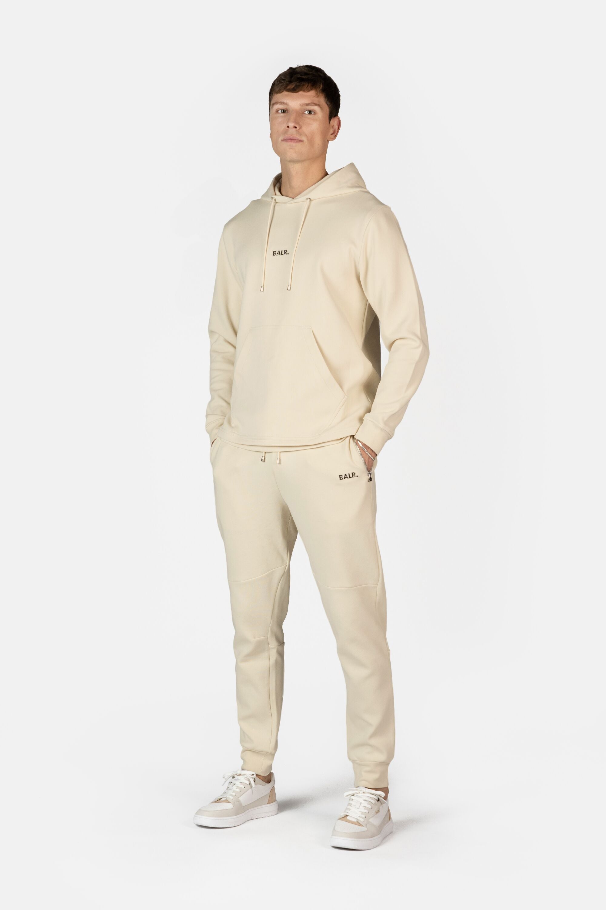 Q Series Regular Fit Hoodie White Swan BALR