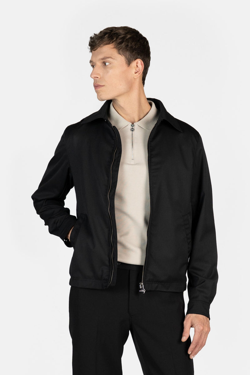 BALRXI regular Fit Estirar Bomber Chaqueta Jet Black