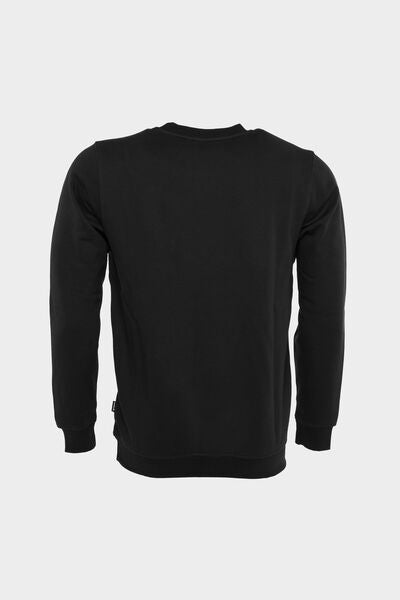 Brand Straight Crew Neck Mannen Black