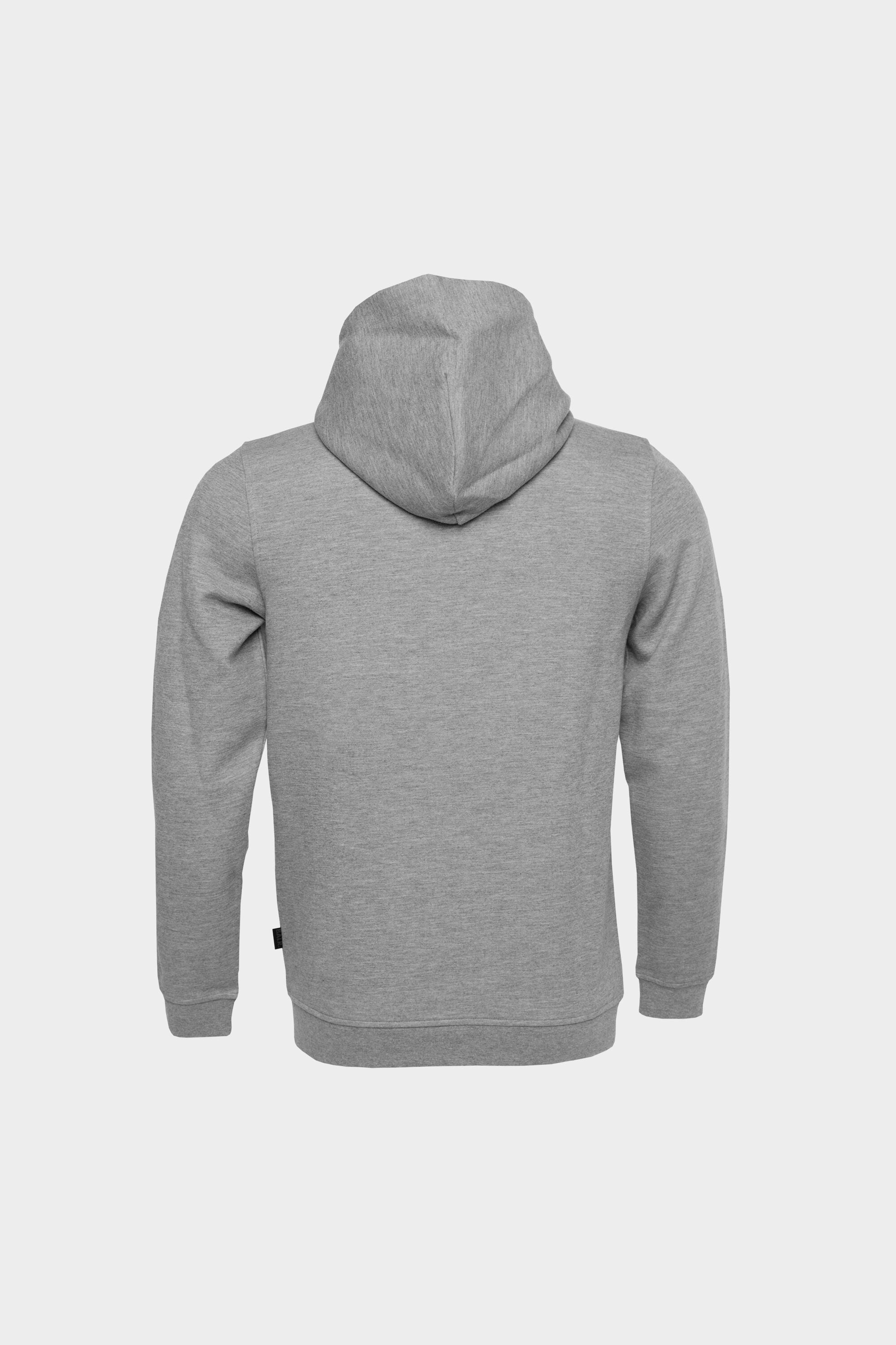 BALR. Serie Q Straight Sudadera con capucha con capucha gris brezo