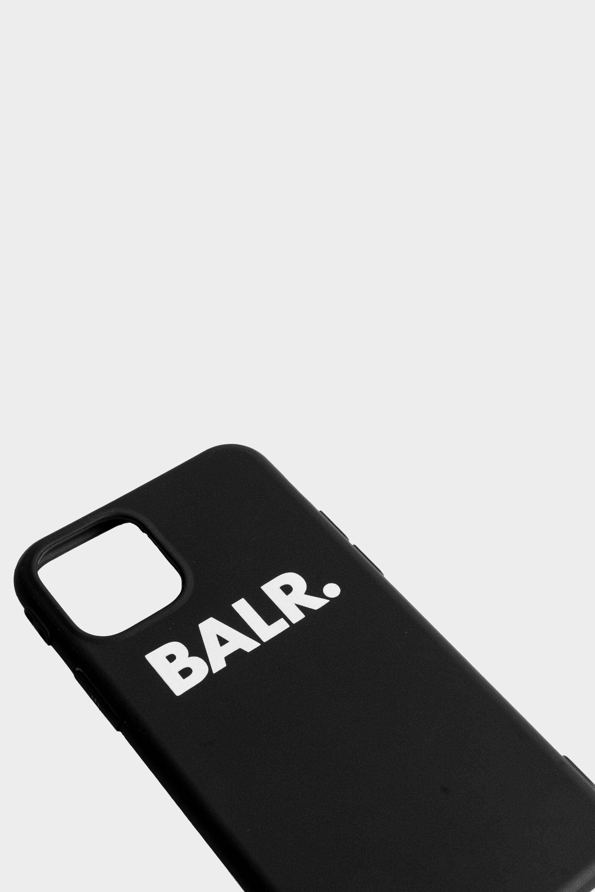 BALR. Silicone iPhone Hoesje Zwart