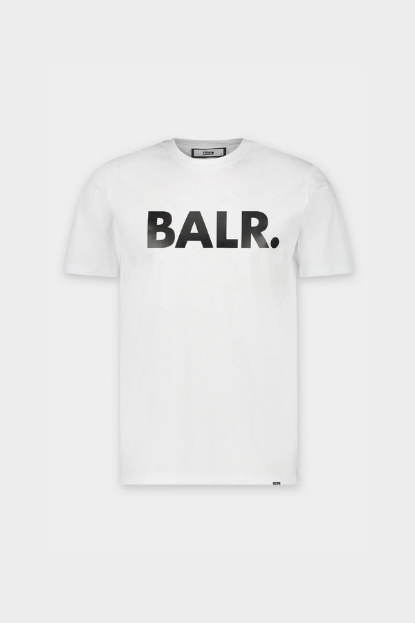 Brand Straight T Shirt Bright White BALR