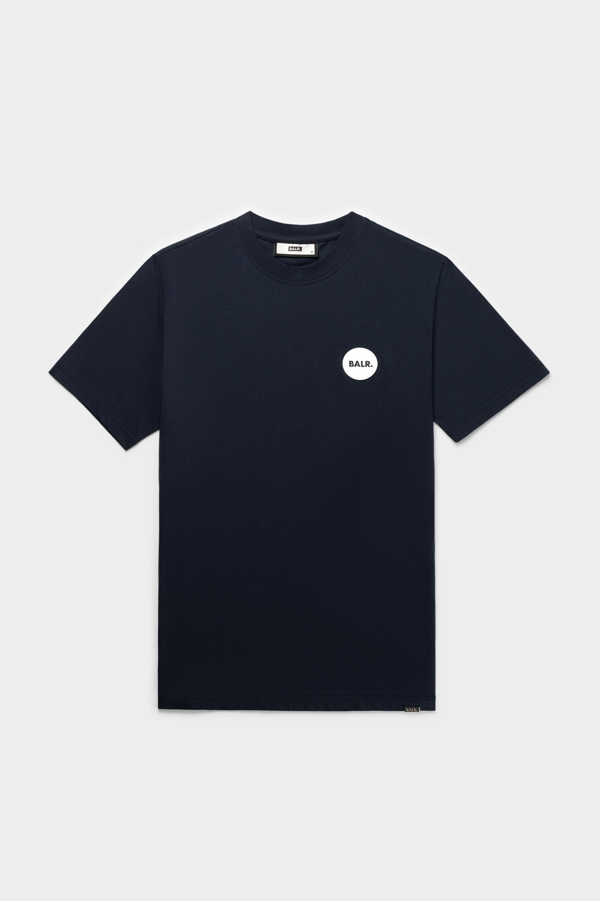 Olaf Straight Round Rubber Badge T-Shirt Jet Black – BALR.