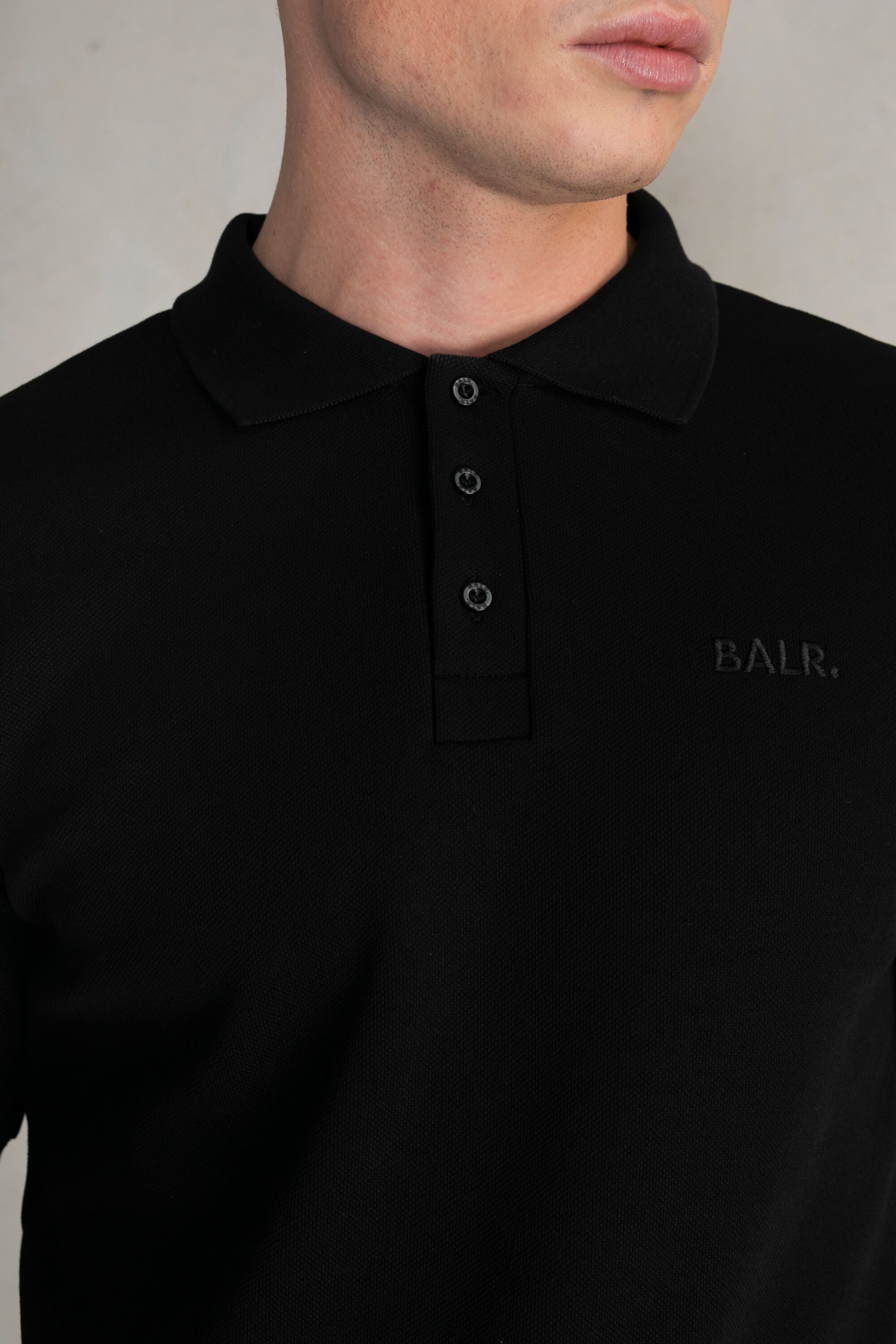 Sebastian Slim Polo Jet Black