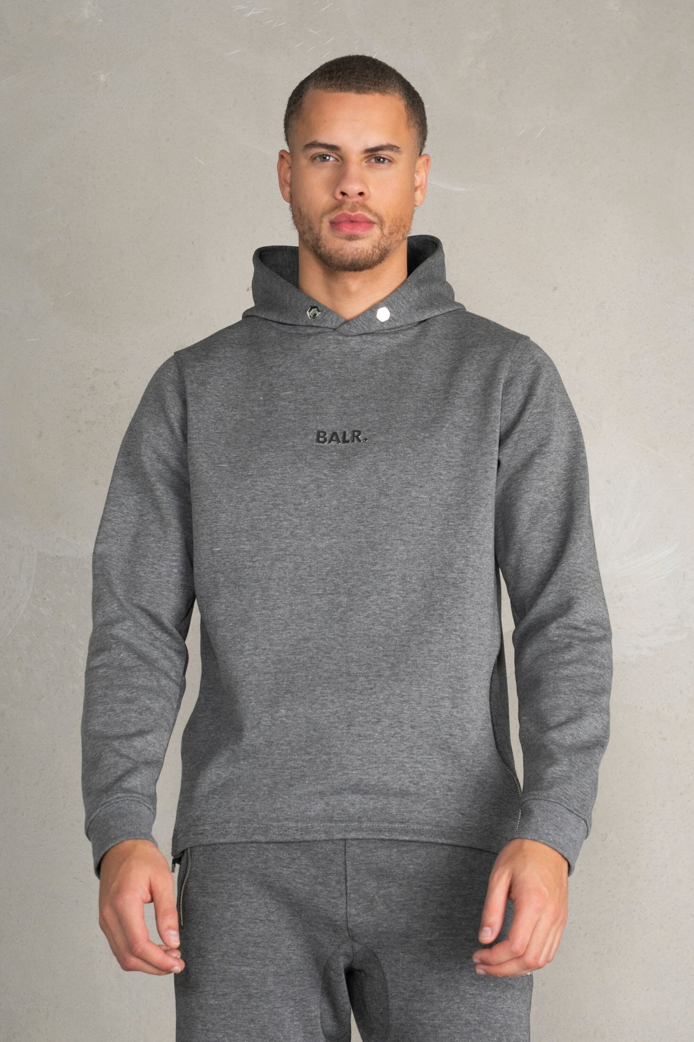 Q-Series Straight Classic Hoodie Dk Grey Heather – BALR.