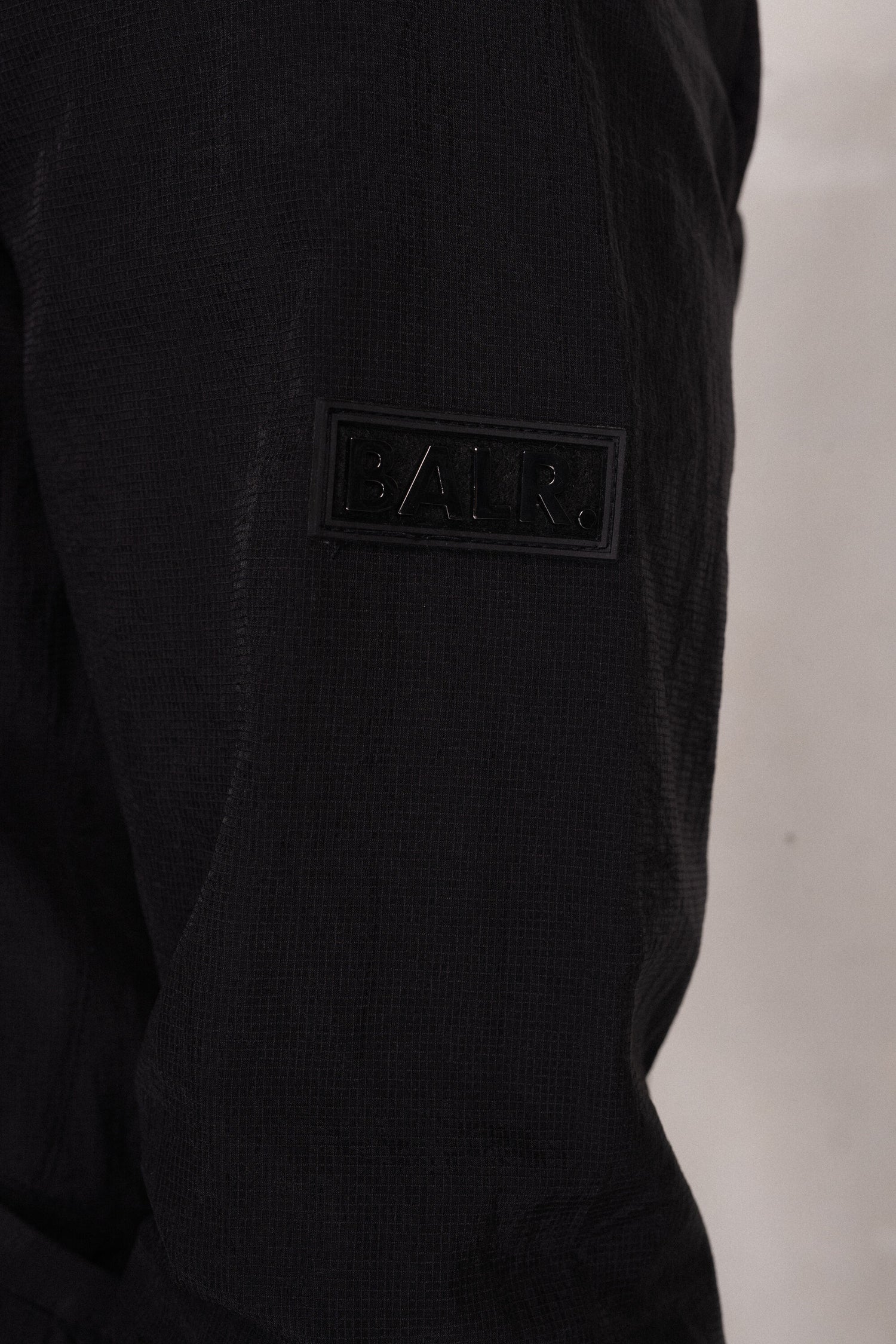 Q-Tape Zip Through Hoodie Jet Black – BALR.