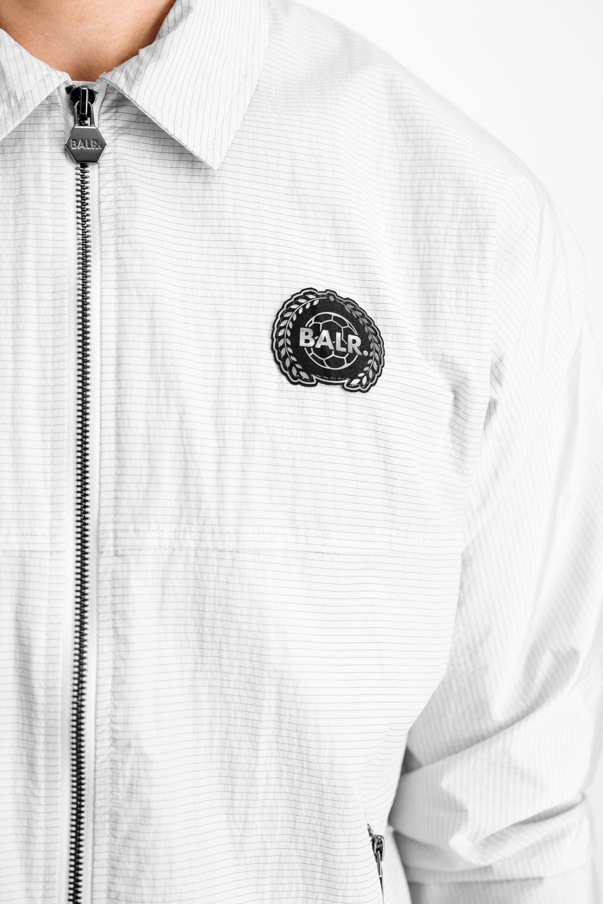 Tech Badge Classic Track Jacket Lt Grey