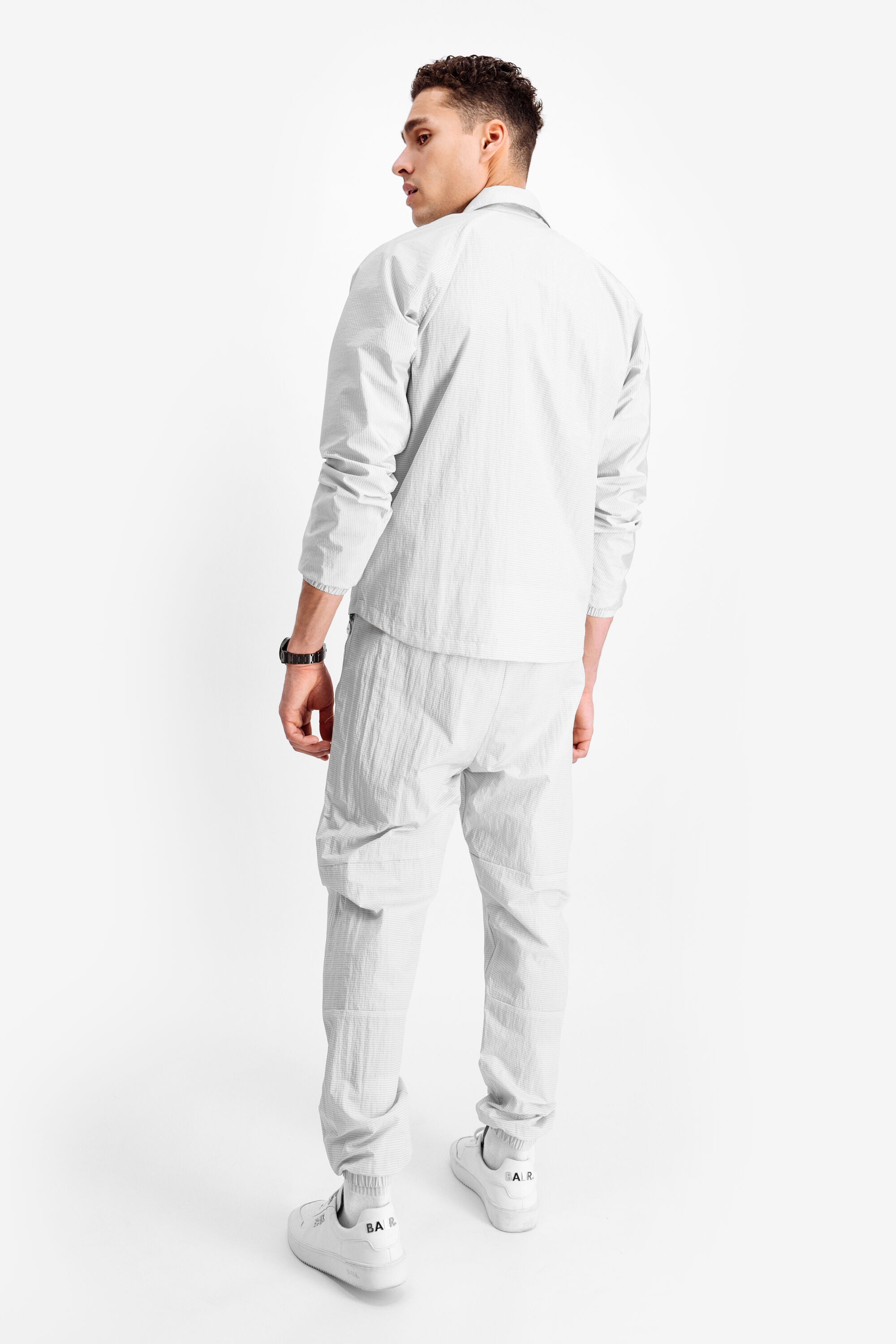 Tech Badge Straight Fit Track Pants Lt Grey