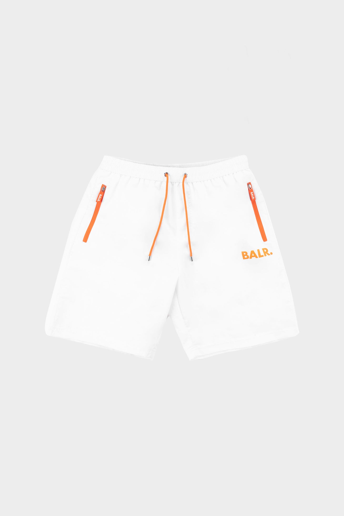 Rubber Badge Board Shorts White