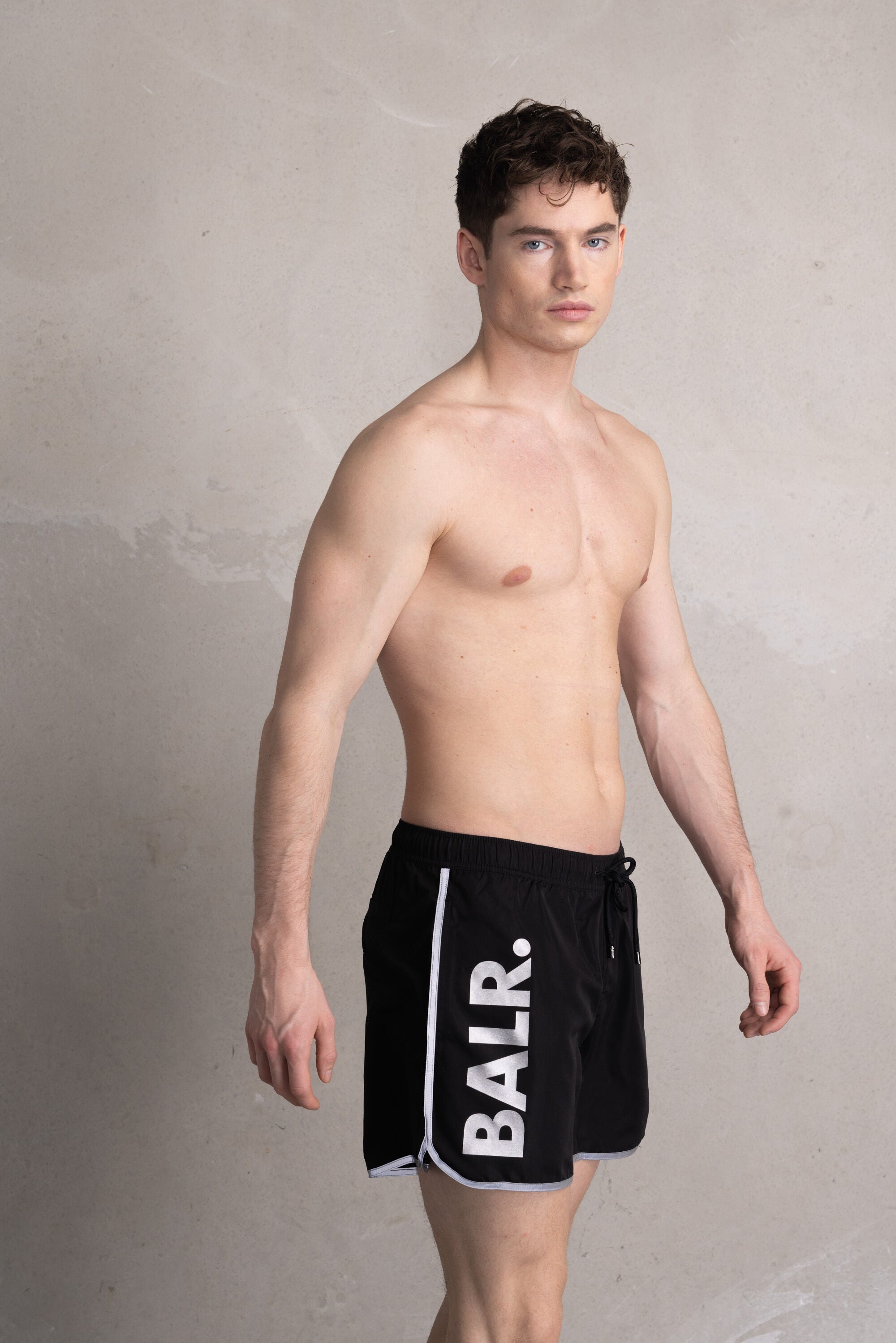 Bryan BALR. Brand Swimshort Jet Black