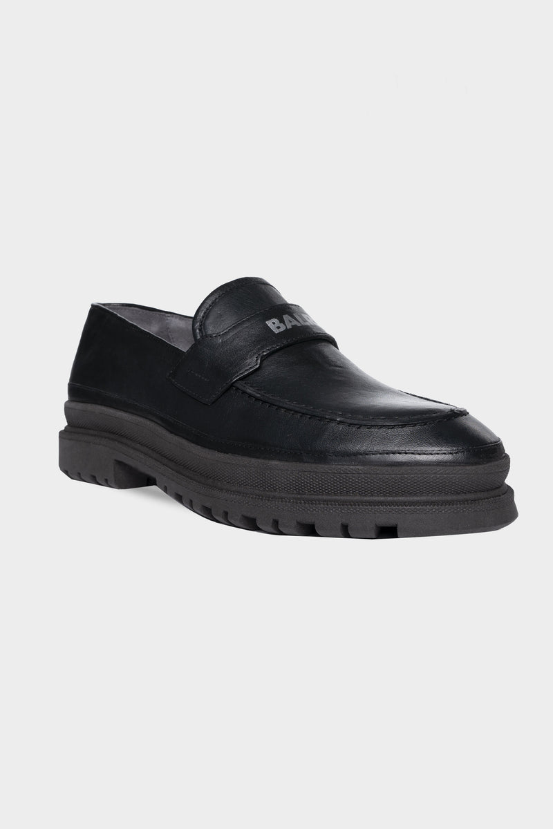 Hero Leather Loafer Jet Black