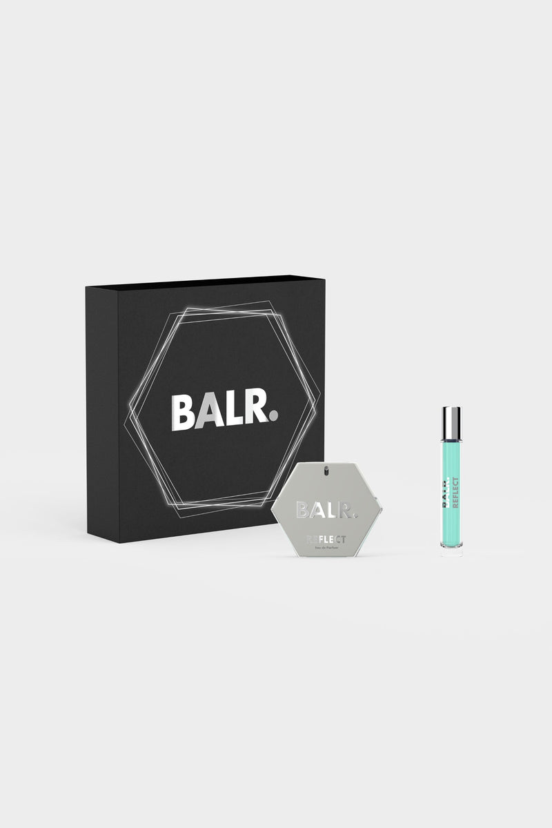 BALR. Reflektieren Sie Geschenkbox EDP + Travel Sprühen Sie schwarz