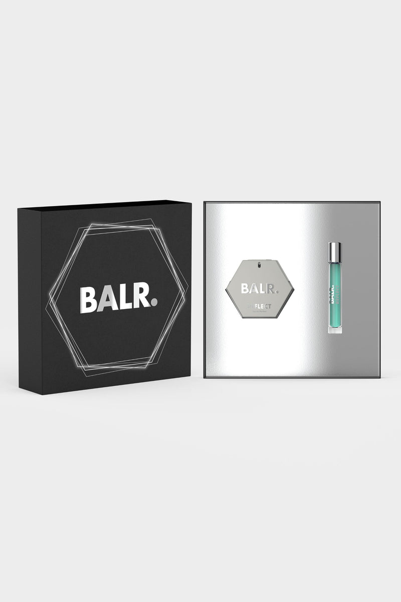 BALR. Reflektieren Sie Geschenkbox EDP + Travel Sprühen Sie schwarz