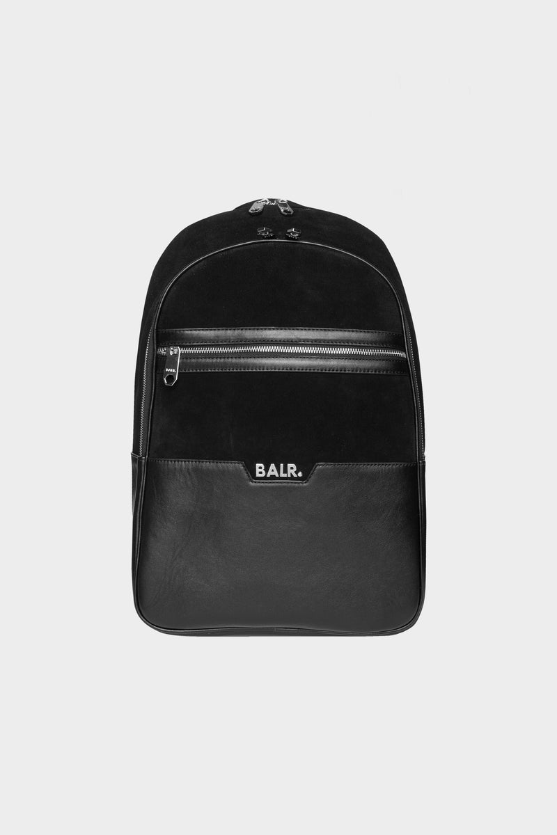 Sorrent -Leder-/Wildleder -Rucksack Jet Black