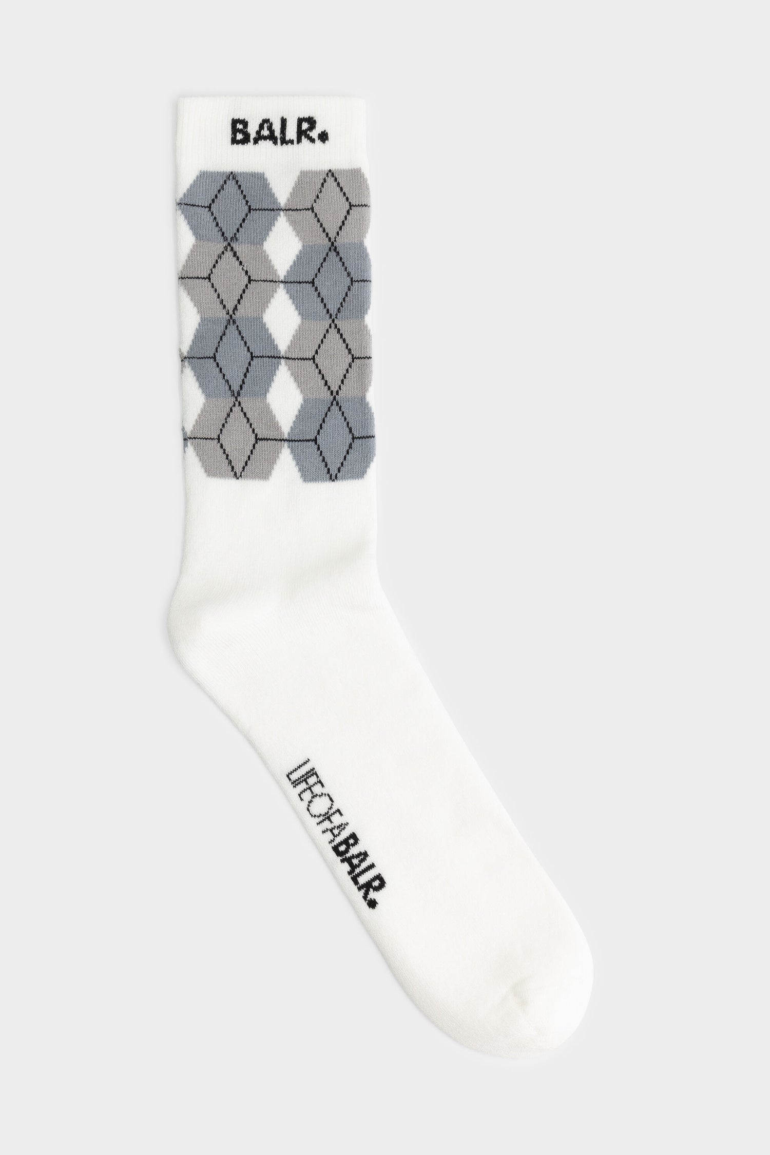 Mason Diamond Socks 2-Pack Jet Black/Bright White