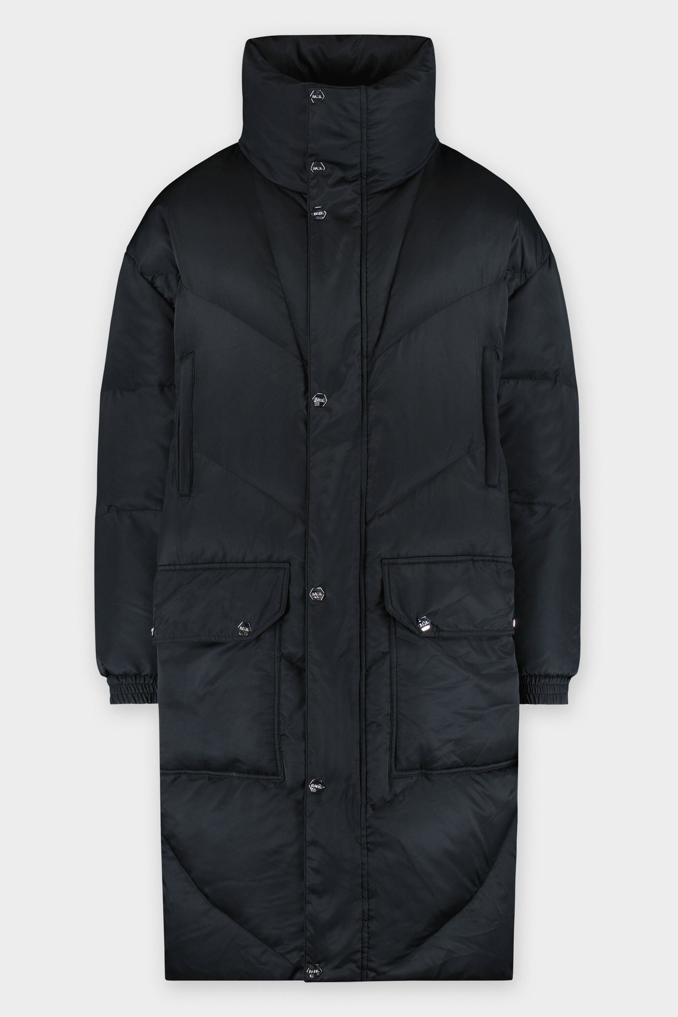 Dante Unisex Oversized Long Puffer Jet Black – BALR.