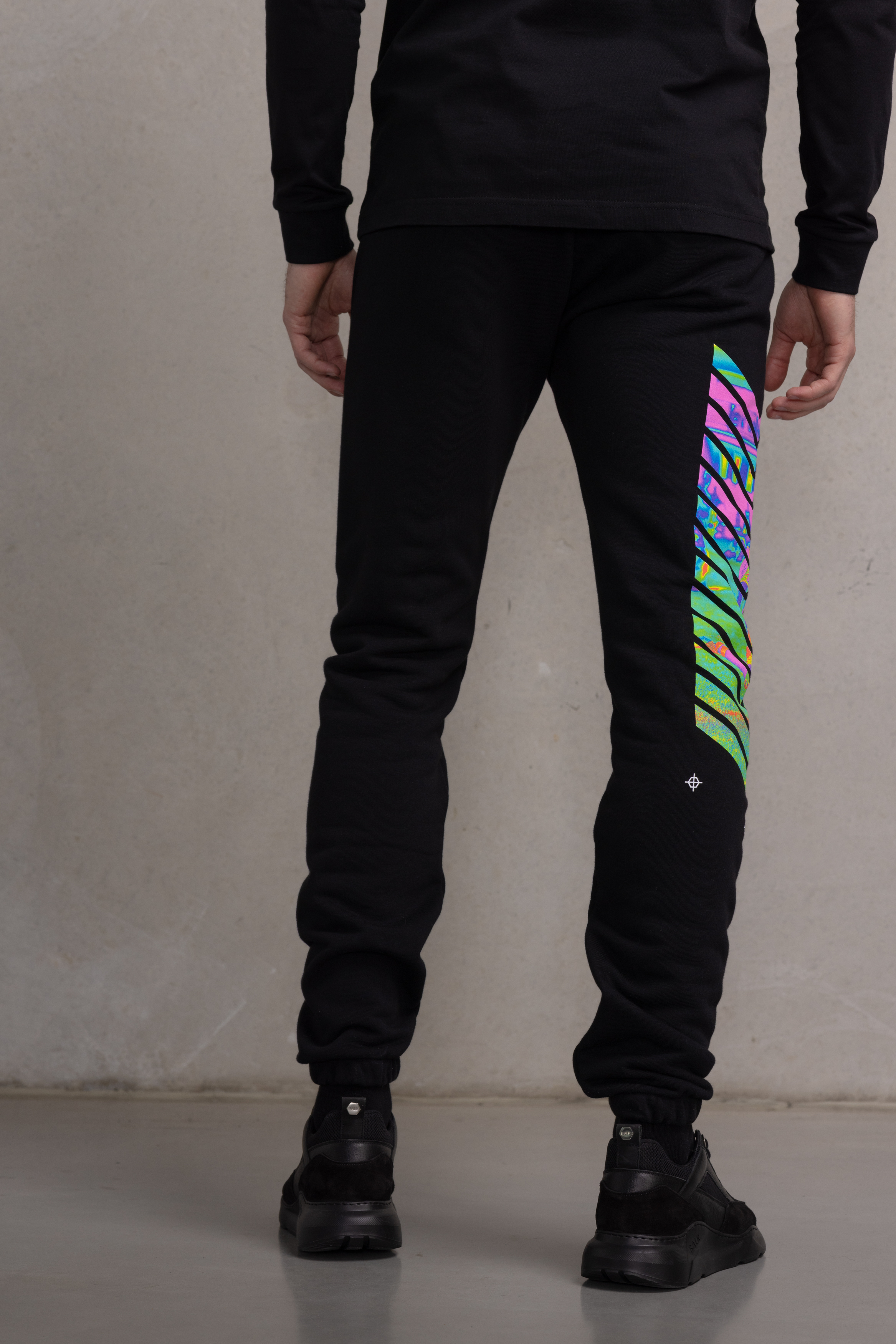 Regular Thermal Sweatpants Jet Black